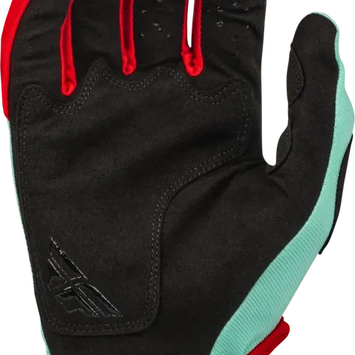 FLY RACING KINETIC S.E. RAVE GLOVES MINT/BLACK/RED MD