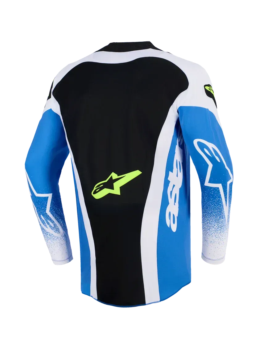 2026 Alpinestars Techstar Knif Jersey + Pant Set UCLA Blue/Flo Yellow Black