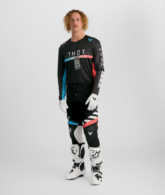 Thor Sportmode 2026 Synth Black Jersey + Pant Combo XL/36