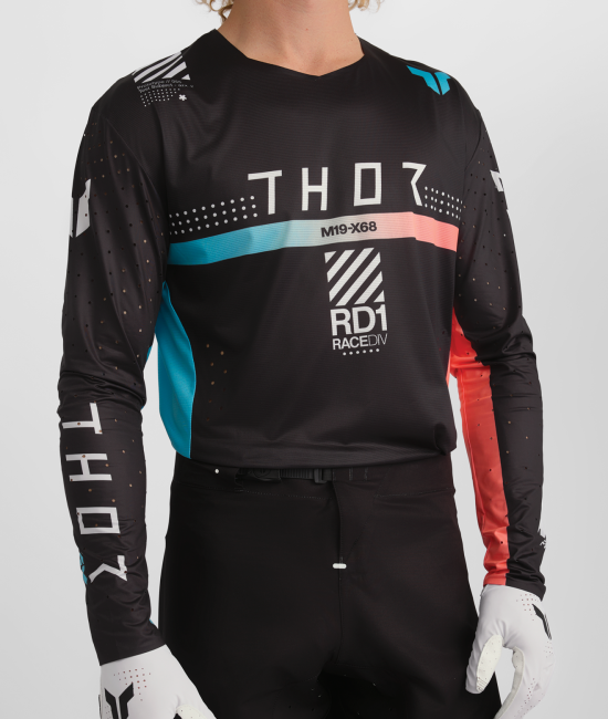 Thor Sportmode 2026 Synth Black Jersey + Pant Combo XL/36