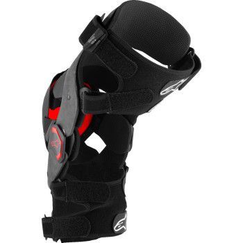 Alpinestars Supertech RK-10 Plasma Knee Braces (Pair) - Black/Red