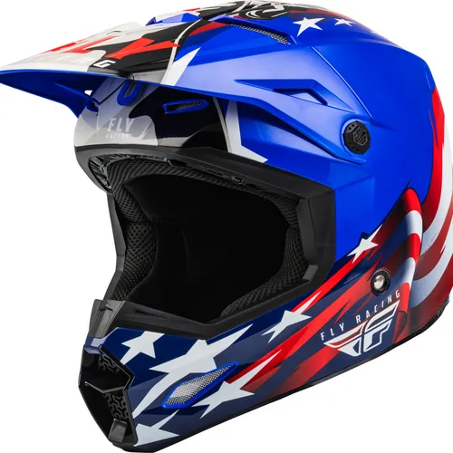 Fly Racing Kinetic Vision Helmet Patriot LARGE