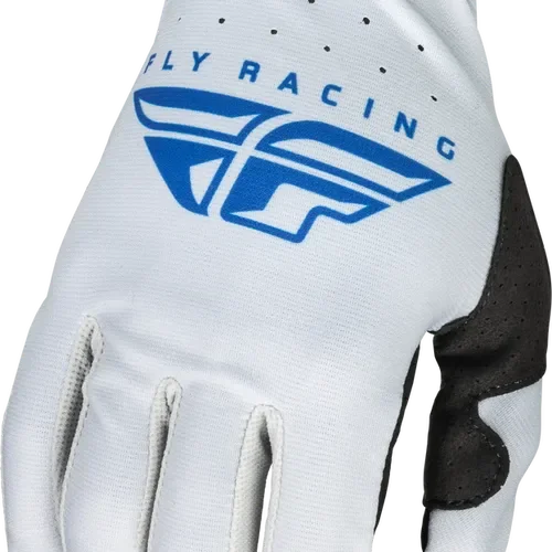 FLY RACING LITE GLOVES GREY/BLUE MD