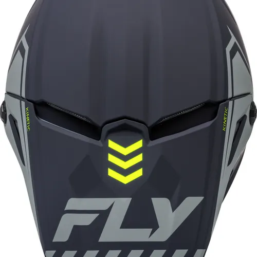 Fly Racing Kinetic Menace Grey Hi VIS MEDIUM