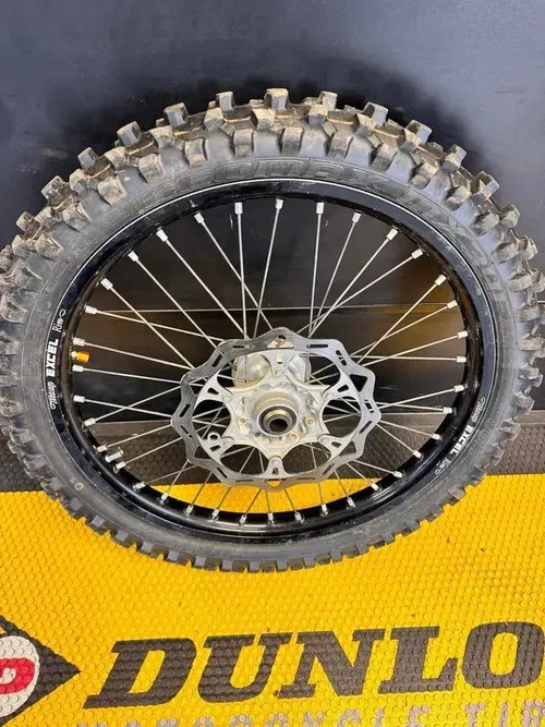 KTM Husqvarna GasGas Excel Front Black Rim Hub Dunlop 125 250 350 450 SX SXF