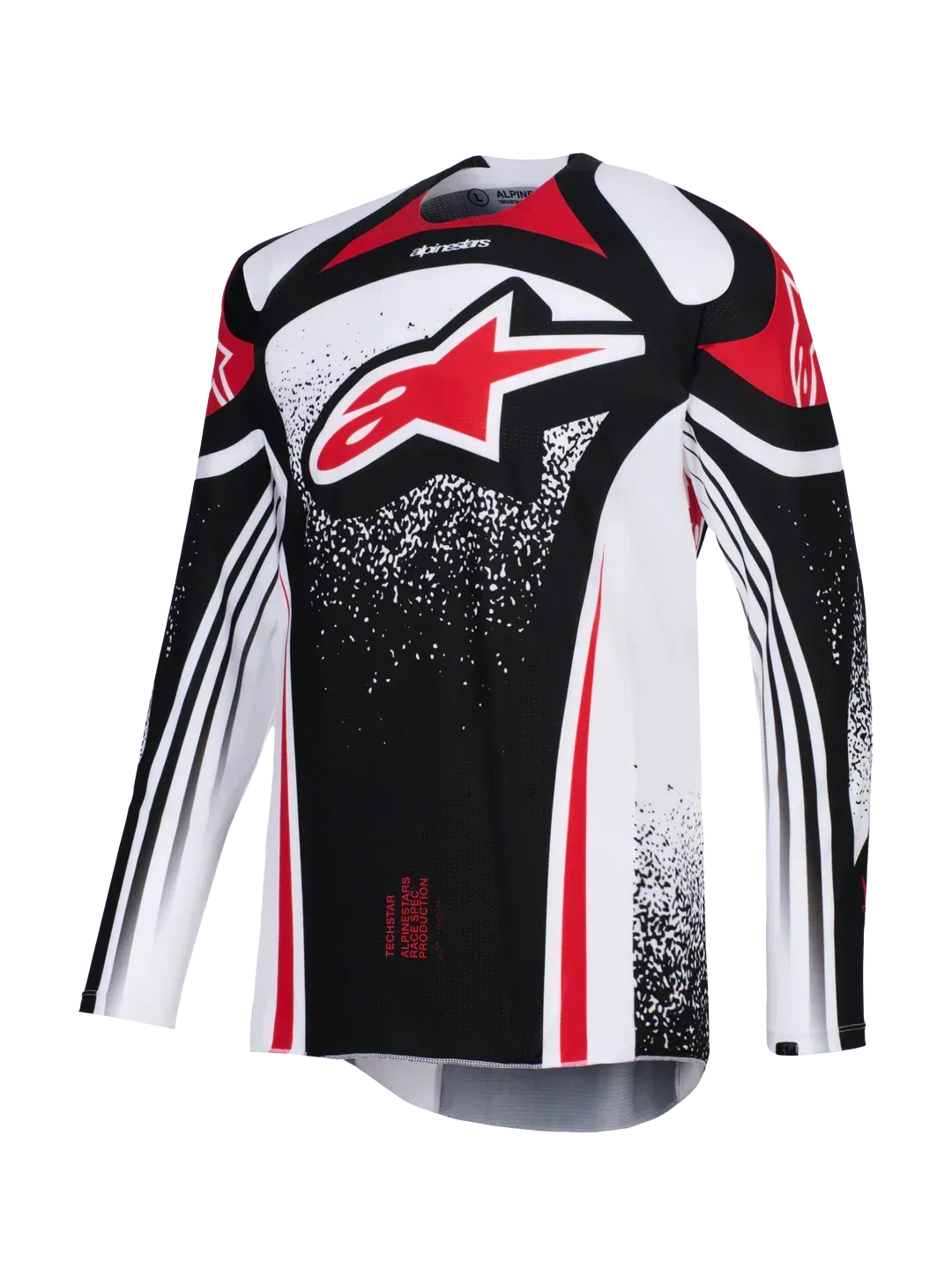 2026 Alpinestars Techstar Nomur White/Black/Red Jersey + Pant Set
