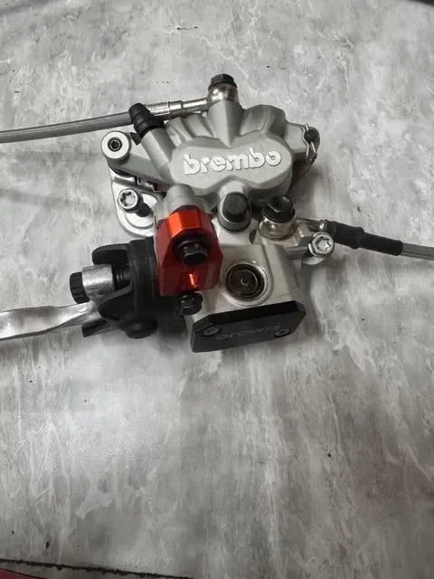 KTM OEM Complete Front Brake Assembly Master Cylinder Caliper Lever 770130150010