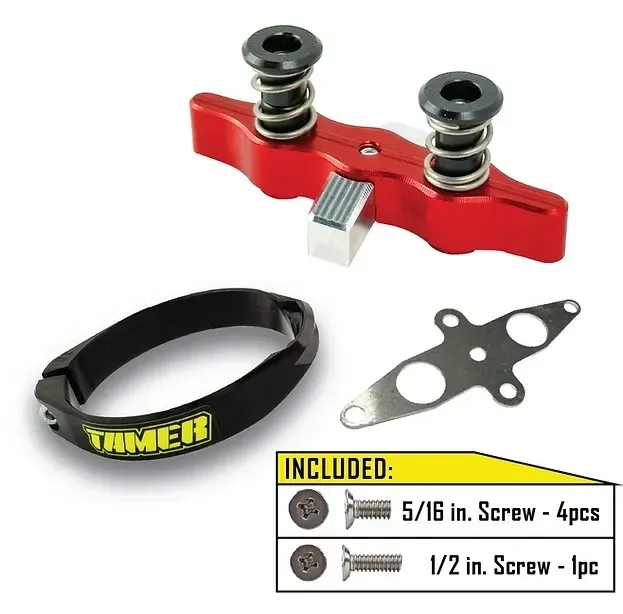 Tamer MX Holeshot Device Double Button Red TM MX125 250 300 450 2017-2026