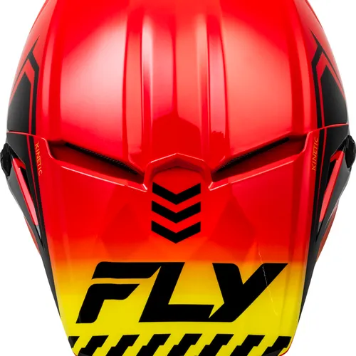 Fly Racing Kinetic Menace Red Black Yellow LARGE