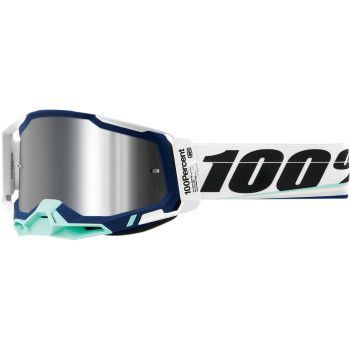 100% Racecraft 2 Goggles Arsham Silver Mirror