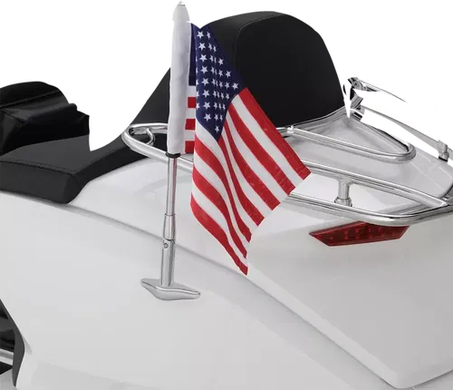 SHOW CHROME Folding Flag Pole - Chrome - GL 1800 52-965