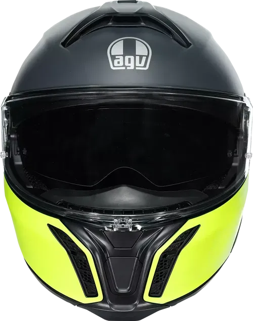 AGV Tourmodular Helmet - Balance - Black/Yellow Fluo/Gray - Large