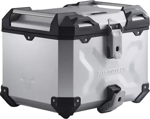 SW-MOTECH TRAX ADV Top Case System - Silver - V-Strom 650/1000/1050