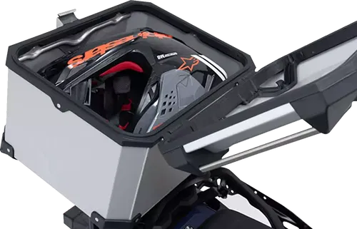 SW-MOTECH TRAX ADV Top Case System - Silver - V-Strom 650/1000/1050