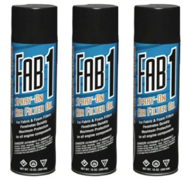 Maxima Fab1 Air Filter Oil 3pk of 13oz cans