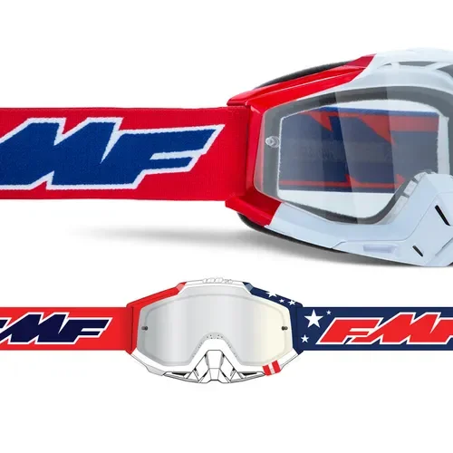 FMF VISION POWERBOMB GOGGLE US OF A CLEAR LENS