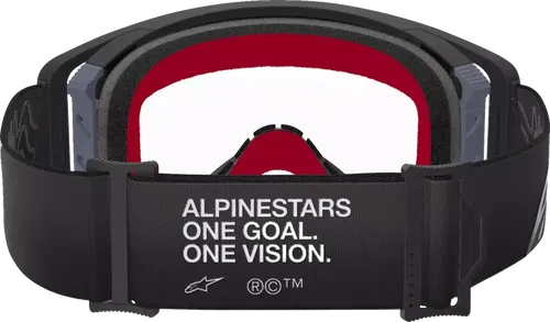 ALPINESTARS GOGGLES Supertech Goggle - Corp - Black/Gray - Clear 5100125-1507