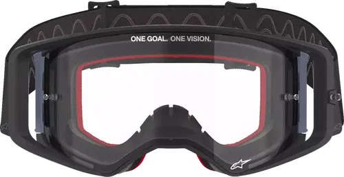 ALPINESTARS GOGGLES Supertech Goggle - Corp - Black/Gray - Clear 5100125-1507