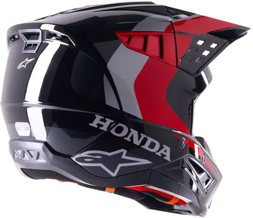 Alpinestars SM5 Helmet Black/Red Glossy - 8308123-1333-XXL