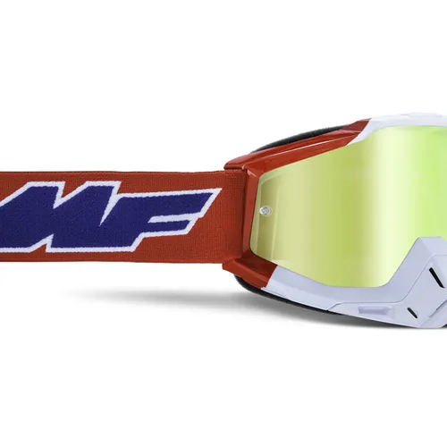 FMF VISION POWERBOMB GOGGLE US OF A TRUE GOLD LENS