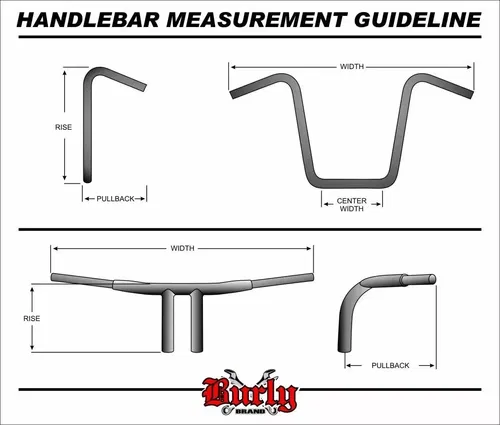 Burly 13" Bagger Bar 1.25" Tbw Chrome