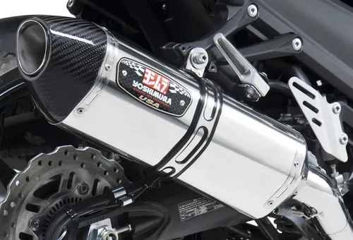 Yoshimura Exhaust Race R 77 Slip-On - Stainless Steel Dual (Part No. 1414020520)