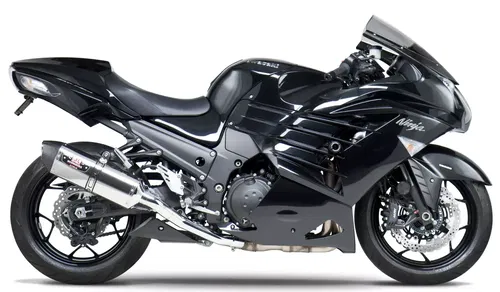 Yoshimura Exhaust Race R 77 Slip-On - Stainless Steel Dual (Part No. 1414020520)