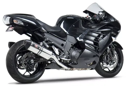 Yoshimura Exhaust Race R 77 Slip-On - Stainless Steel Dual (Part No. 1414020520)