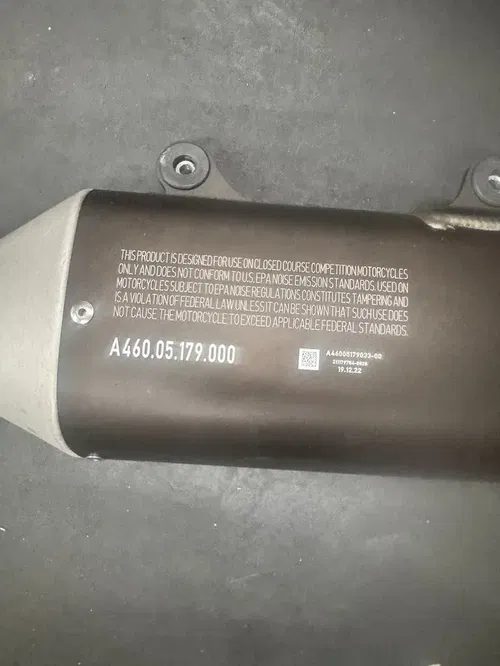 KTM OEM Exhaust Muffler Slip On Silencer A46005179033 250 350 450 SX-F