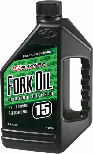Maxima 56901 15WT Standard Motorcycle Fork Oil - 1 Liter Bottle