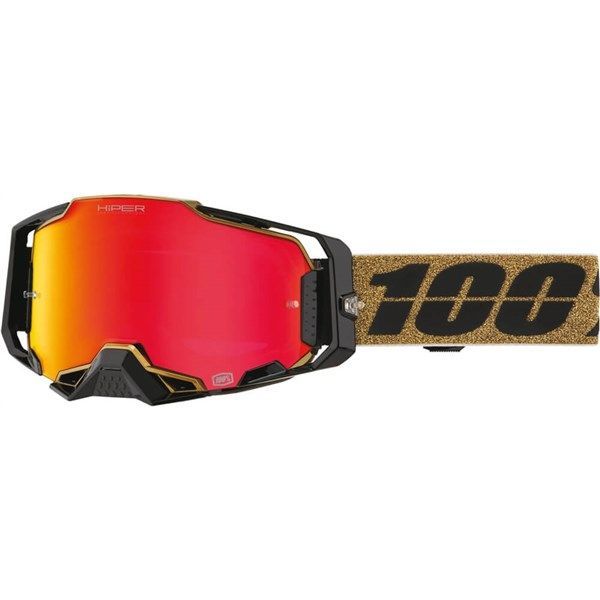100% Armega Hiper Goggle Glory Red Mirror Lens