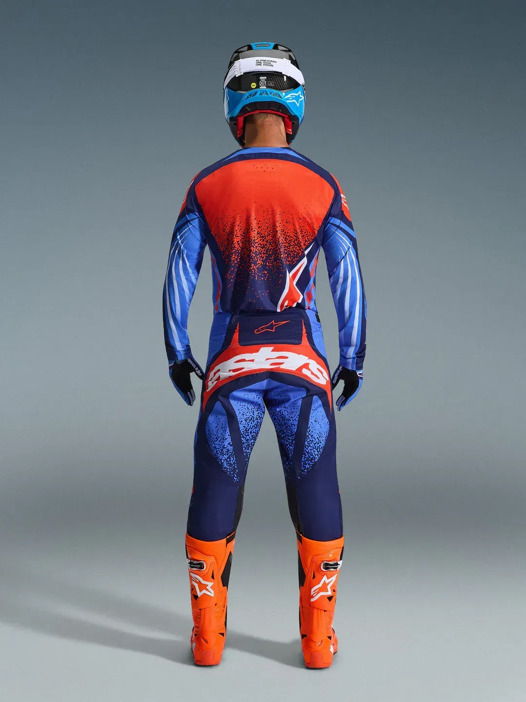 2026 Alpinestars Nomur Blue/Orange Jersey + Pant Set