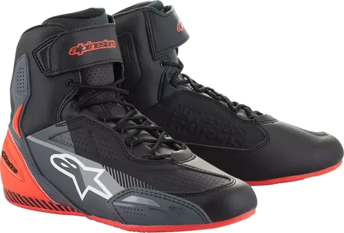 ALPINESTARS Faster-3 Shoes - Black/Gray/Red - US 12 2510219-1130-12