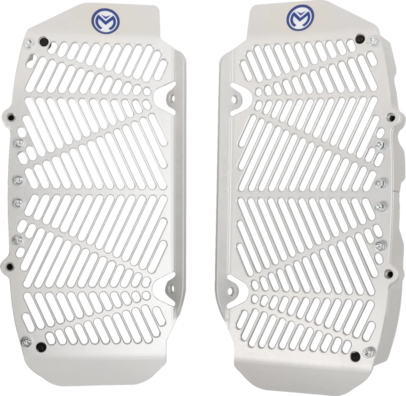 MOOSE OFFROAD Radiator Guards - Silver - Triumph TF250X TF450RC