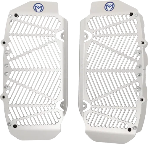 MOOSE OFFROAD Radiator Guards - Silver - Triumph TF250X TF450RC