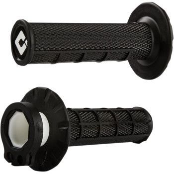 ODI V2 Half Waffle Lock-On Grips - Black
