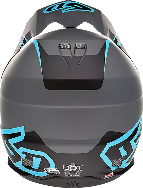 6D HELMETS ATR-1 Helmet - Stealth Cyan Medium 10-4626