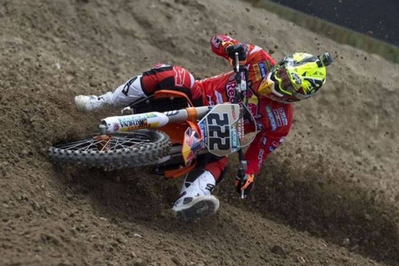 Tony Cairoli 222 Moto Cross Racing KTM felpa con cappuccio