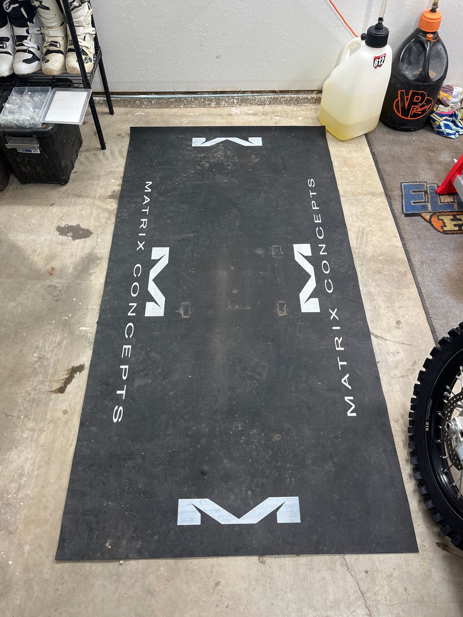 MotoConcepts Rubber Work Mat