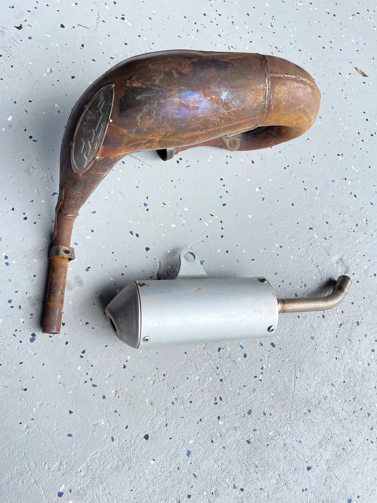 FMF Fatty Pipe For 2018-2024 KTM 85SX With Stock Silencer