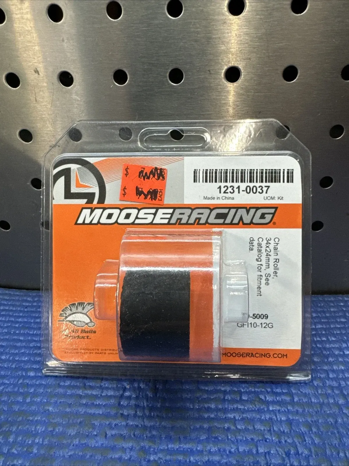 NEW MOOSE RACING HARD PARTS 1231-0037 Sealed Chain Roller - 34 mm x 24 mm - Blac