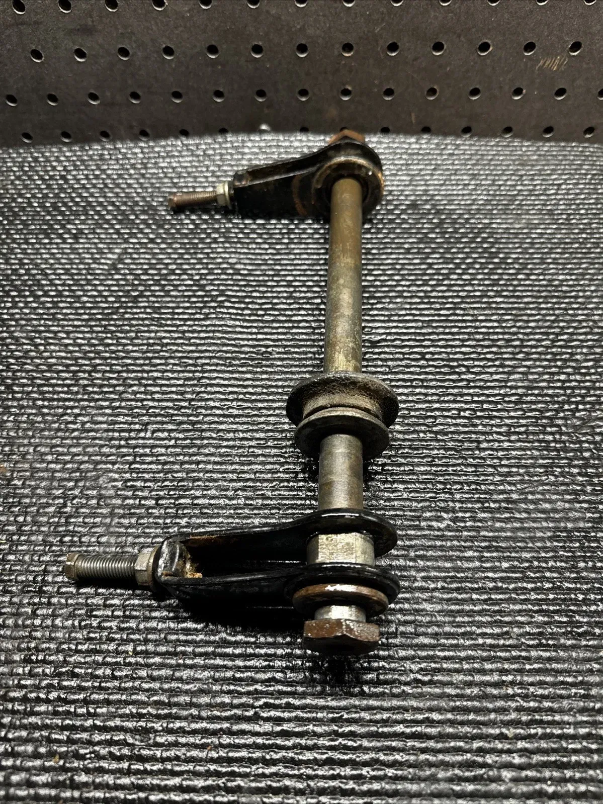 1980 Yamaha YZ250 Rear Axle Spacer Blocks Adjuster Bolts