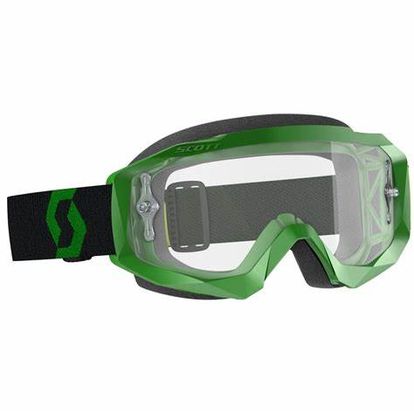 Scott Hustle X MX Green Black Clear Works Goggles
