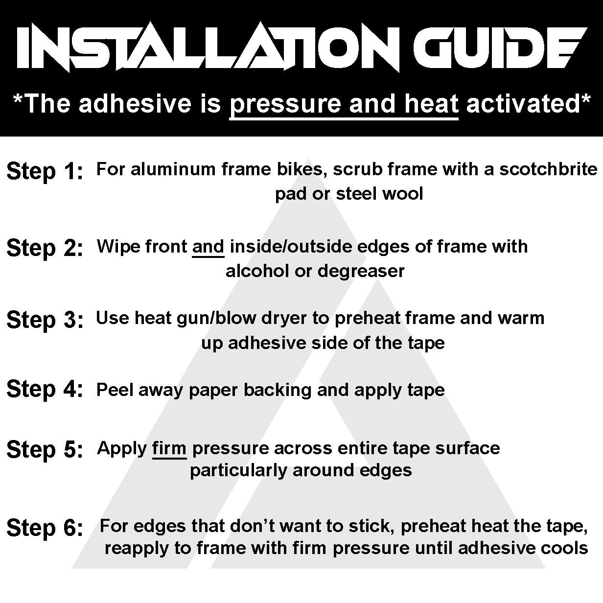 3 Pairs│2019-2023 Kawasaki KX450 Black Rubberized Grip Tape │Adrenaline Addicts