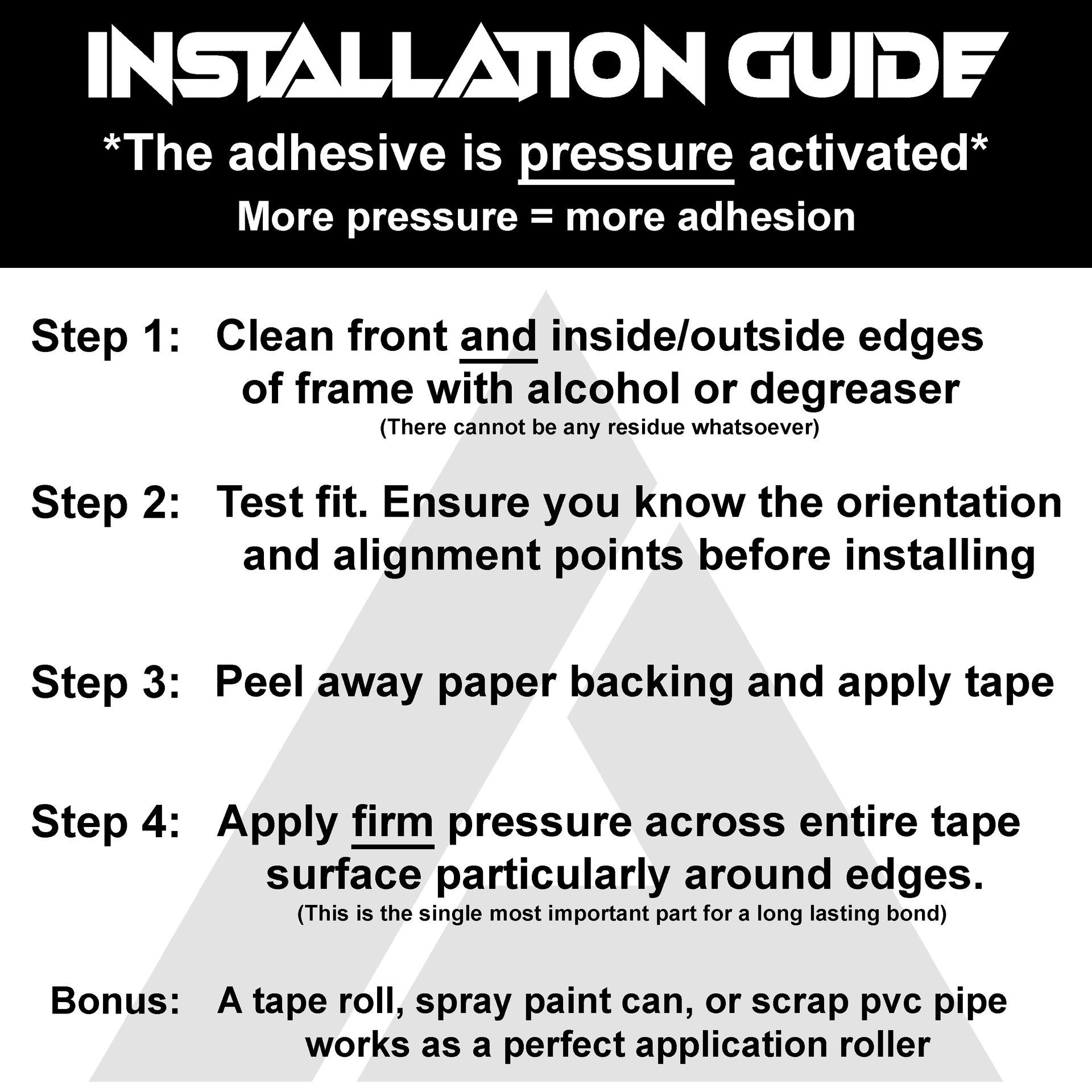 3 Pairs│2001-2026 Kawasaki KX85 KX100 KX112 Black Grip Tape │Adrenaline Addicts