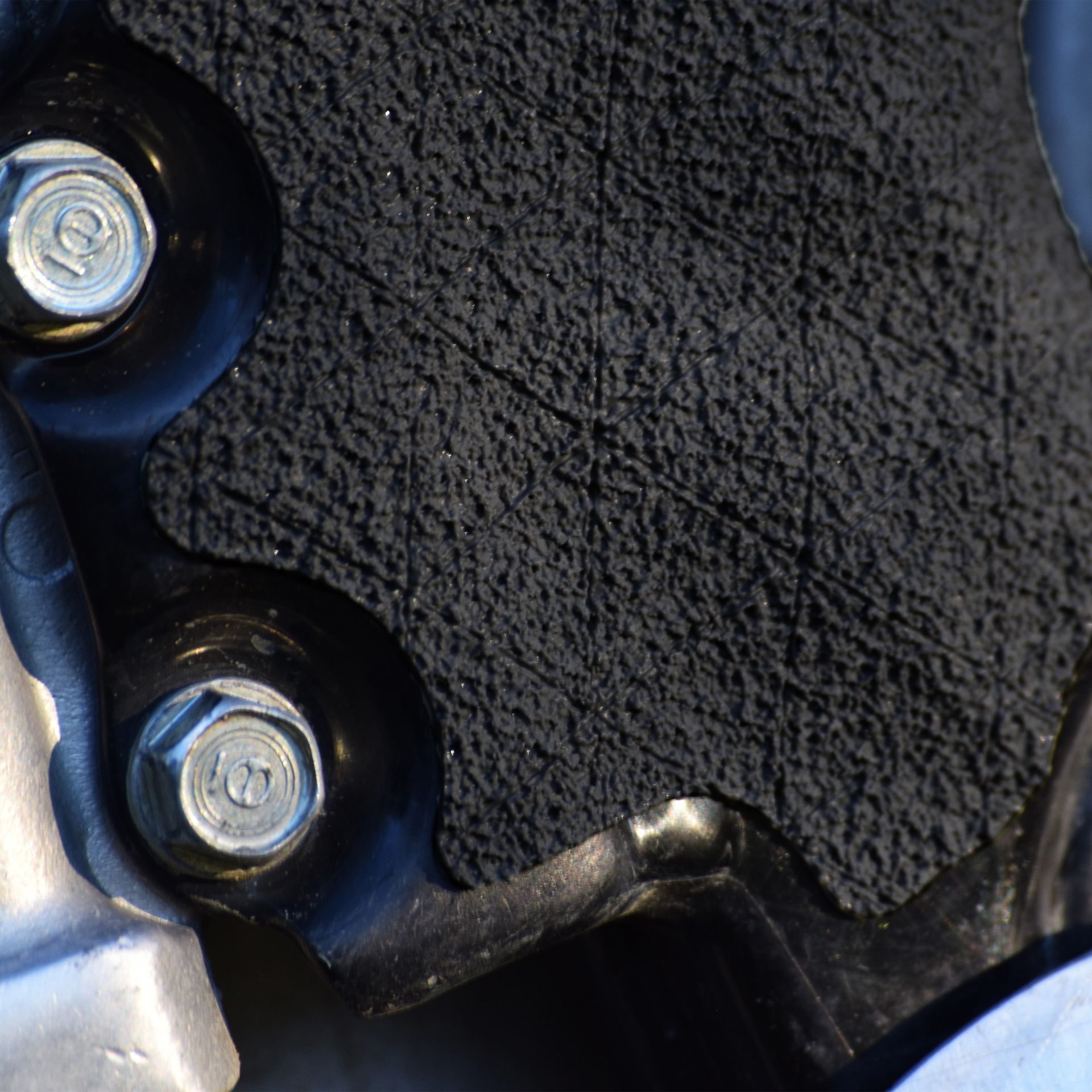 Black Rubberized Dirt Bike Grip Tape/Frame Guard Material│ 14" x 11" Uncut Sheet