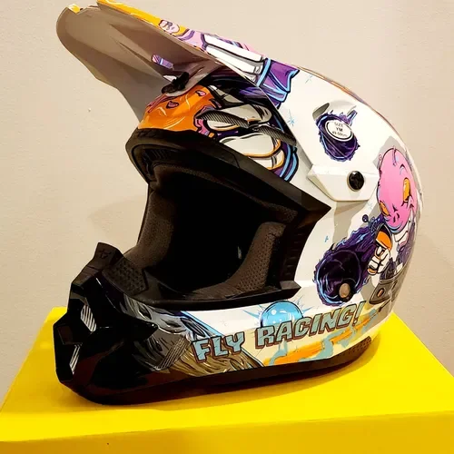 Fly Racing Helmet And Goggles 