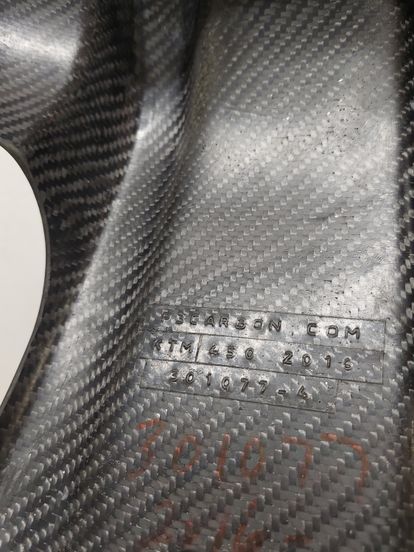 P3 Carbon Fiber skid plate KTM SXF/XCF 450 2016-2018