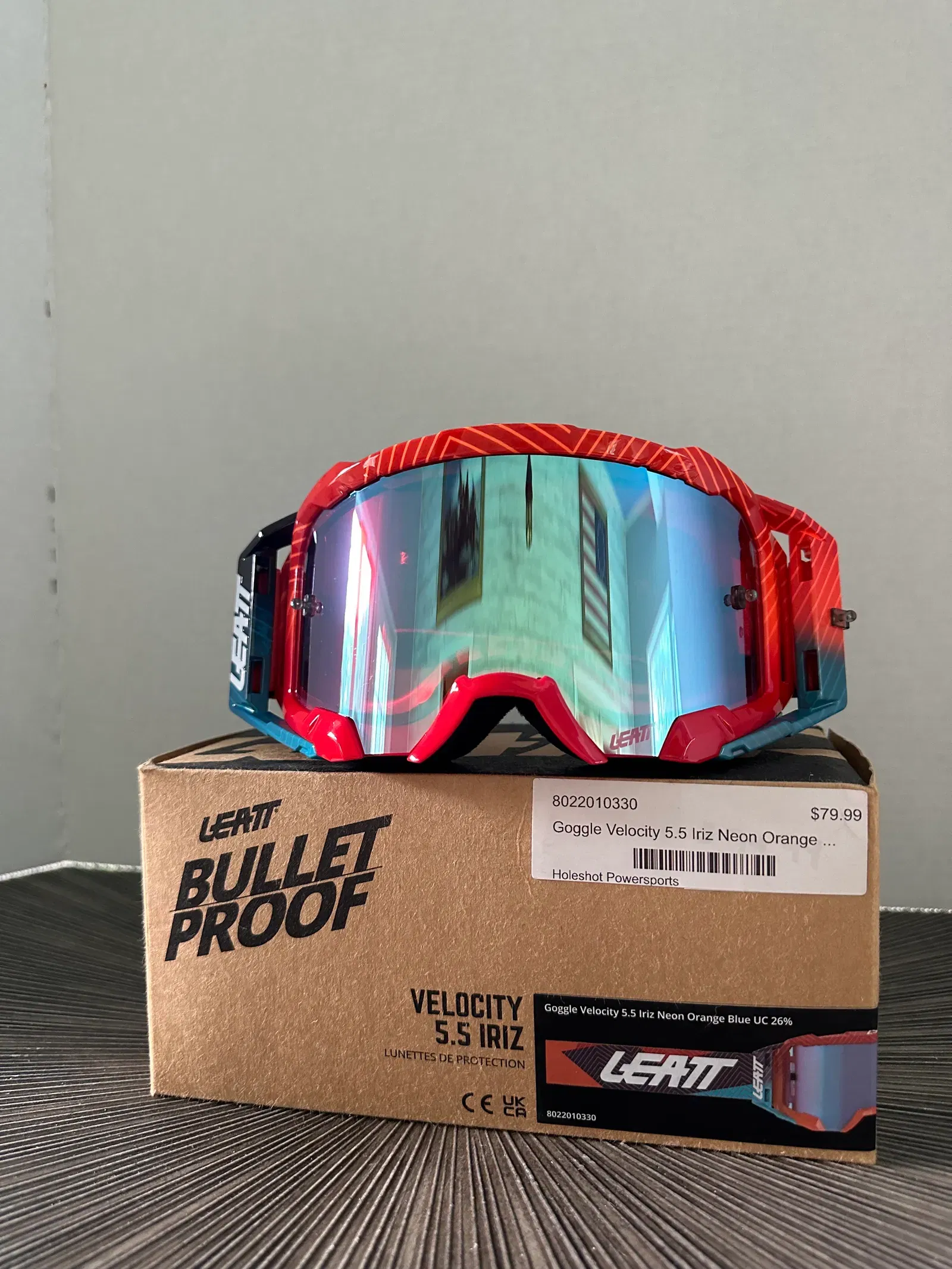 Goggle Velocity 5.5 Iriz Neon Orange