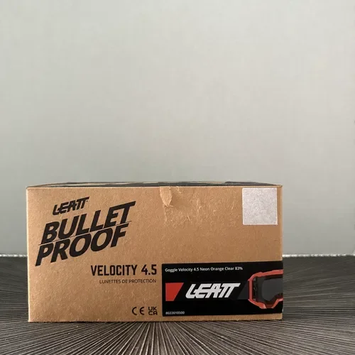 Leatt Velocity 4.5 Neon Orange Clear 83%